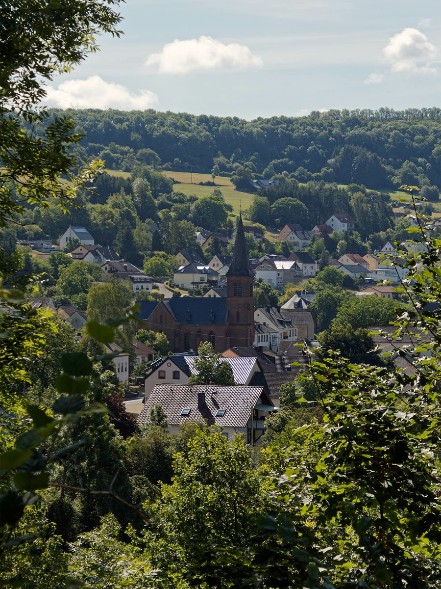 Blick auf Bitburg-Erdorf